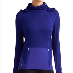 Athleta Plush Tech Hoodie 3.0 Pullover Top Sz L